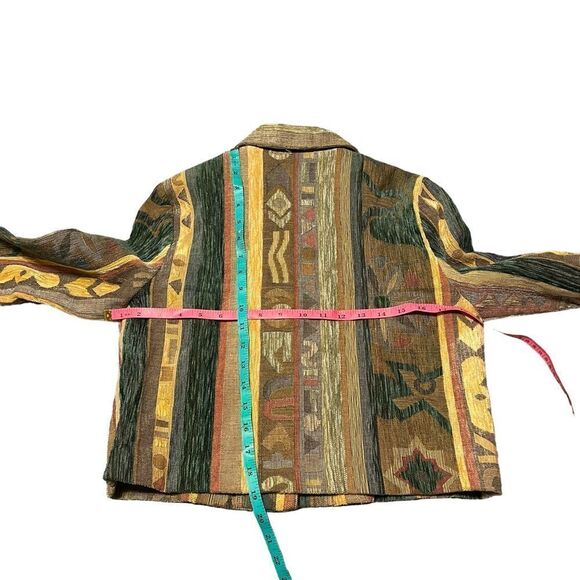 Vintage 80s 90s Sedona clothing company tapestry multi-prints button up jacket - Picture 8 of 11
